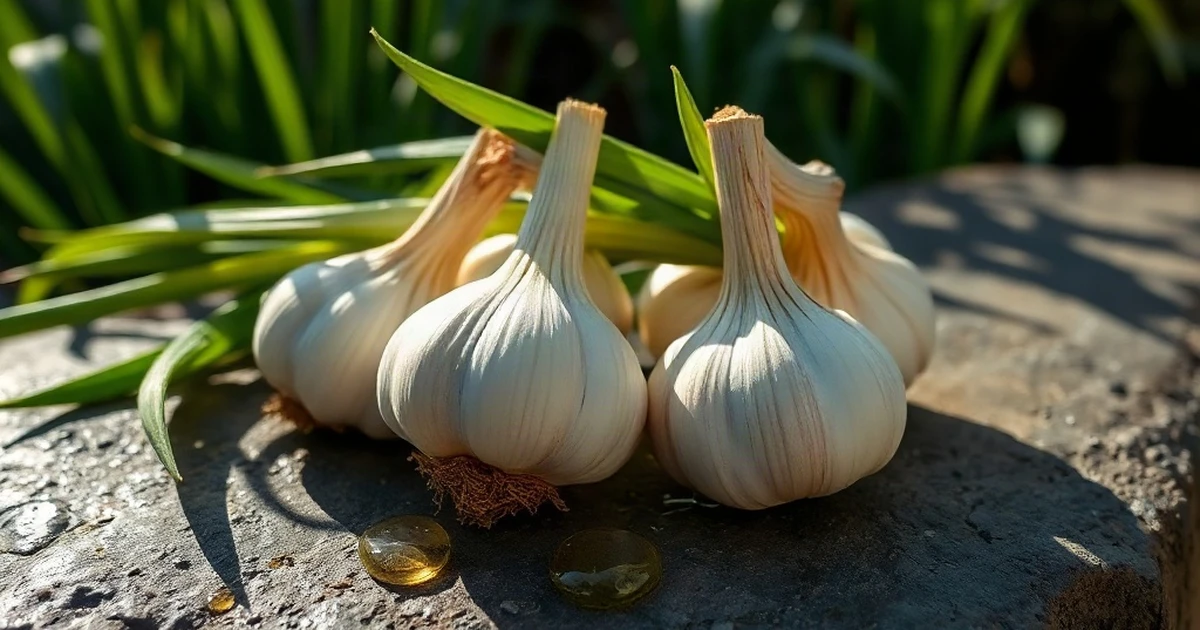 Fotografía profesional de Aceite de Ajo 1500mg para informacional principal en Tienda Natural Colombia