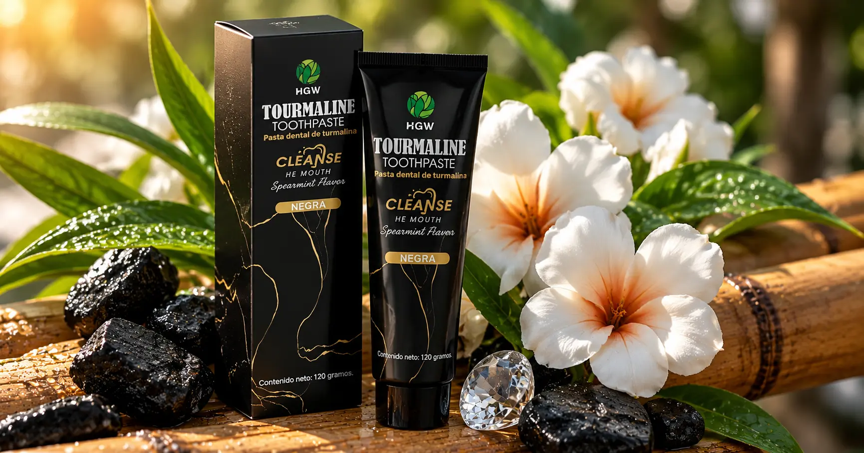 Crema Dental con Turmalina sin Flúor HGW